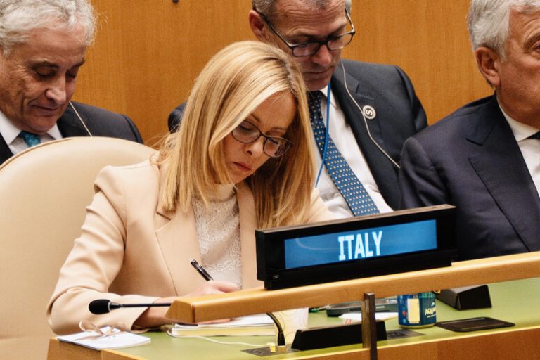 Giorgia Meloni, primera ministra de Italia