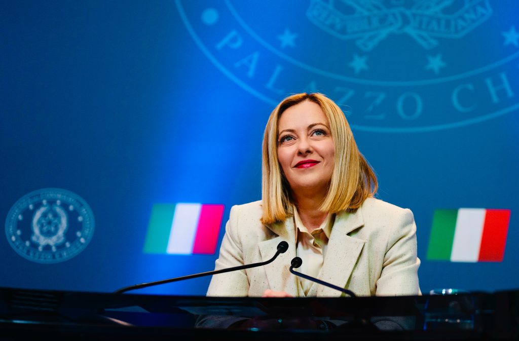Giorgia Meloni, primera ministra de Italia