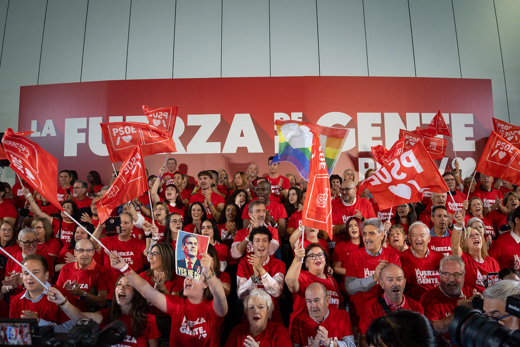 Acto del PSOE con motivo de la proclamación de Pedro Sánchez como candidato