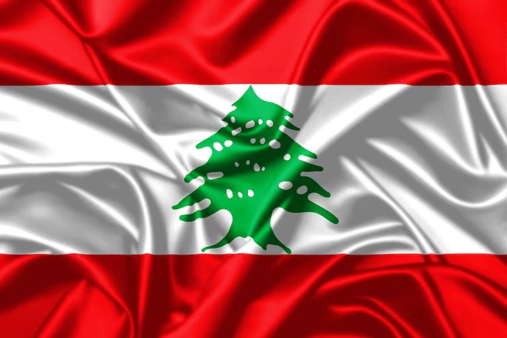 Bandera del Líbano, país que enviará una delegación militar a las conversaciones con Israel