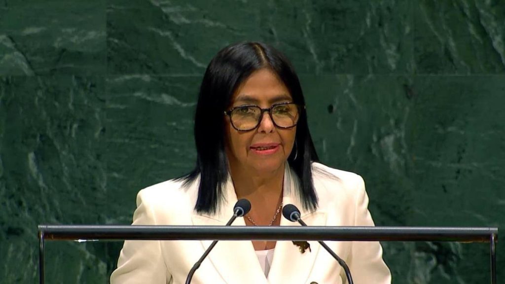 Delcy Rodríguez, presidenta encargada de Venezuela