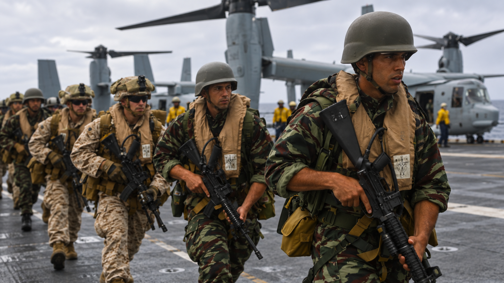 Soldados de las Fuerzas Armadas de Marruecos
