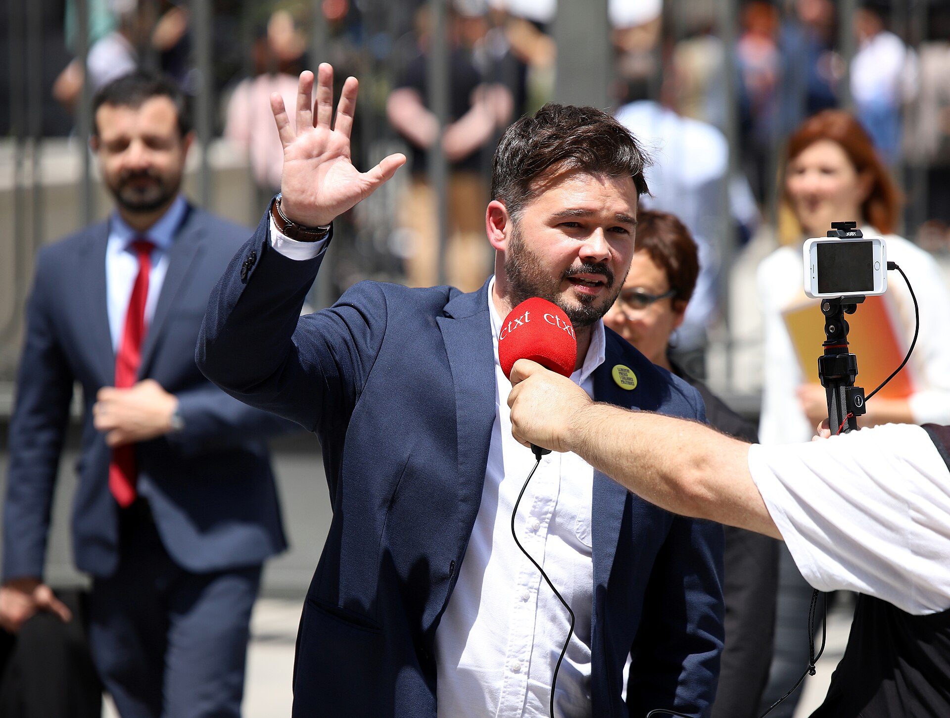 Gabriel Rufián, cabeza de lista de ERC al Congreso