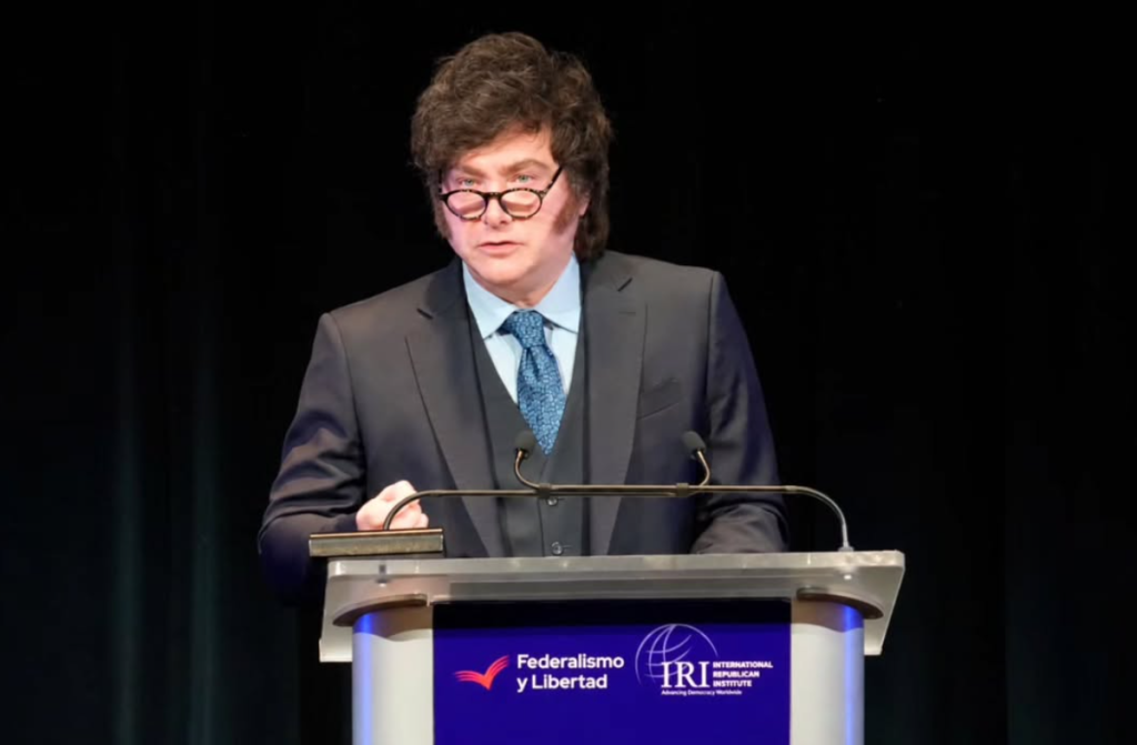 Javier Milei, presidente de Argentina