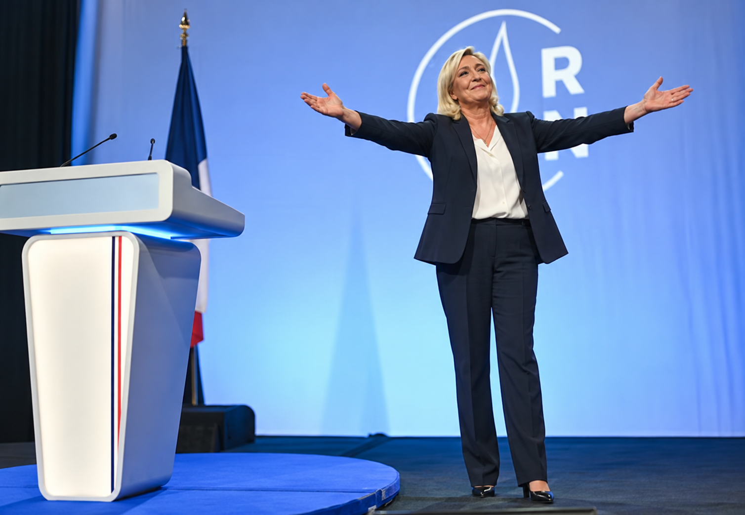 Marine Le Pen, líder del Rassemblement National
