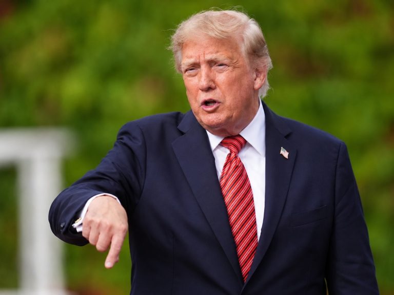 Donald Trump, presidente de EE. UU.