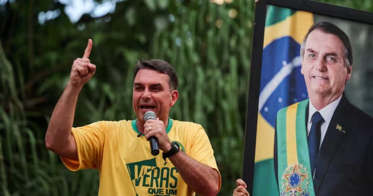 Flávio Bolsonaro, senador y candidato presidencial de Brasil
